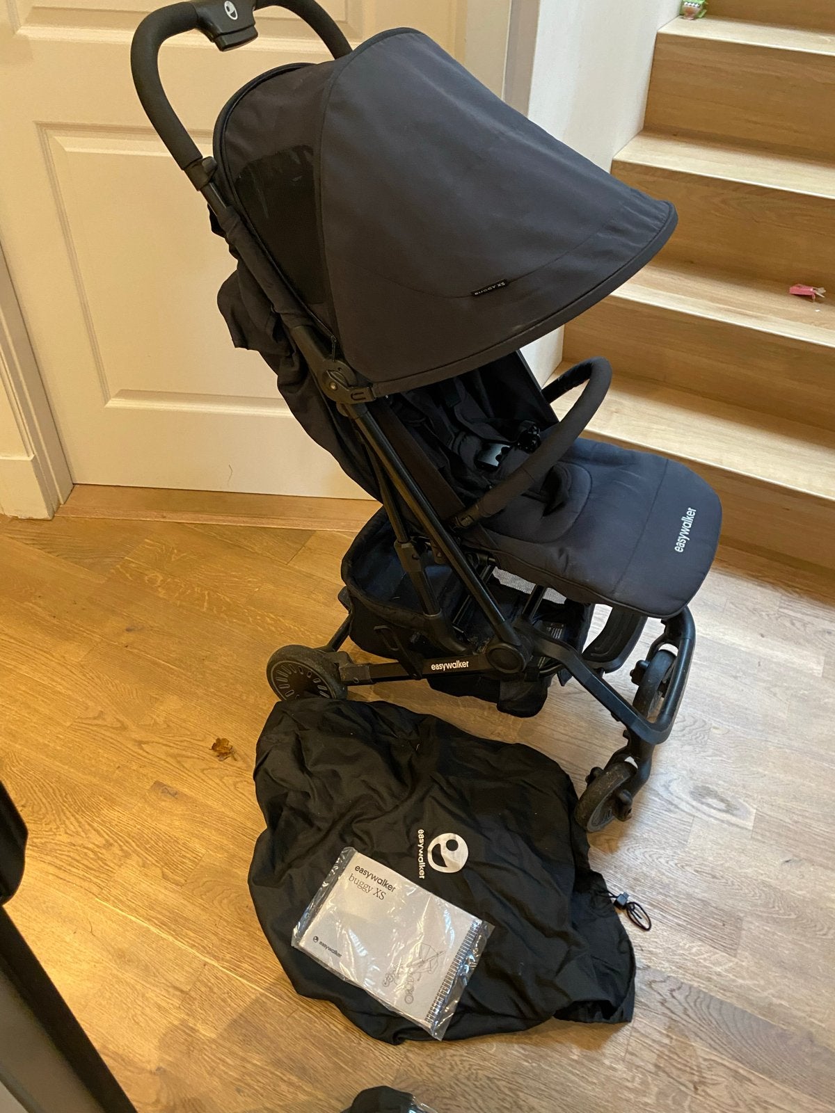 Easywalker Buggy XS - Night Black (2019 Model), Ophalen of Verzenden, Zo goed als nieuw, Overige merken, Regenhoes