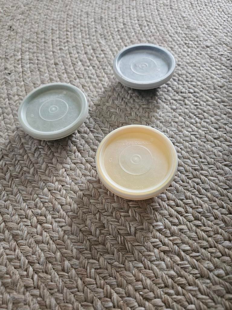 3 kleine tupperware bakjes, Ophalen of Verzenden, Zo goed als nieuw, Bak of Kom