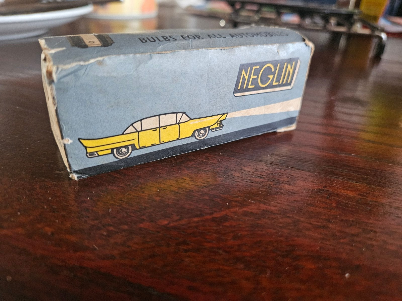 Doosje originele Neglin Holland oldtimer autolampjes 12V 10W, Ophalen of Verzenden, Nieuw