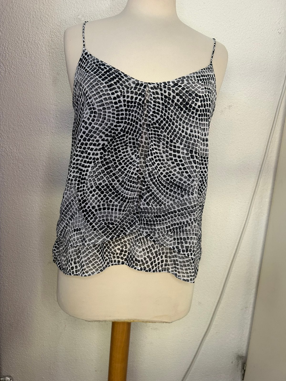Dames spaghetti top | H&M | maat S/36 | als nieuw, Zwart, Ophalen of Verzenden, Zo goed als nieuw, Maat 36 (S)