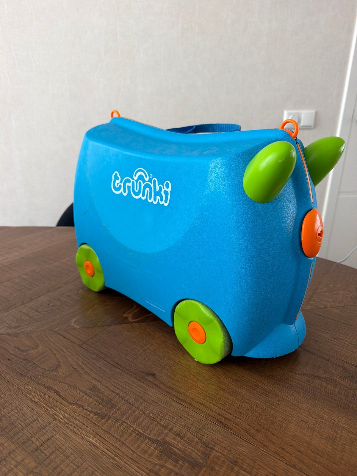 Trunki Kinderkoffer Blauw - Ideaal voor Reizen, Ophalen, Gebruikt