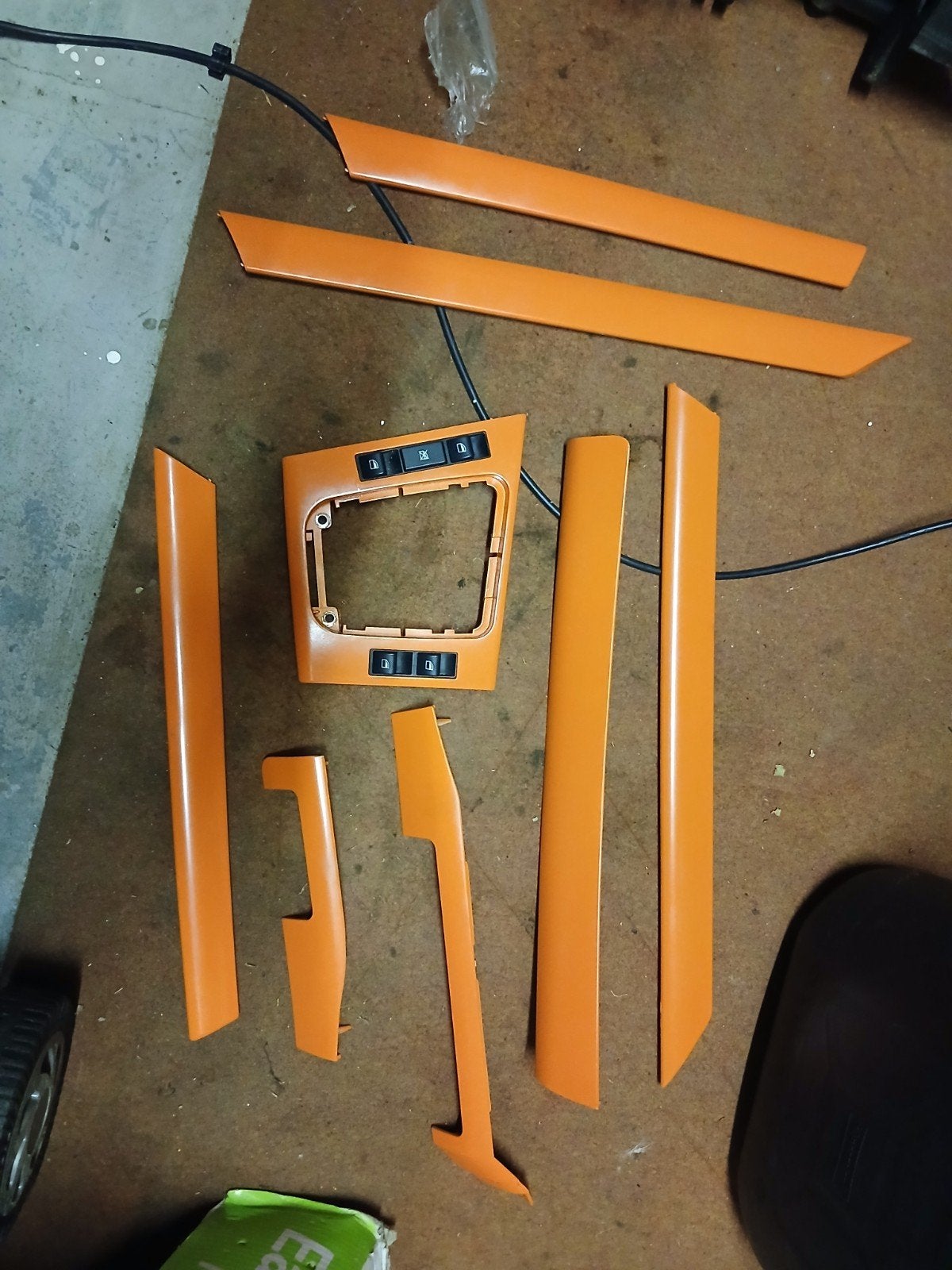 BMW E46 Sierlijsten / Interieurlijsten Feloranje, Ophalen, Gebruikt, BMW