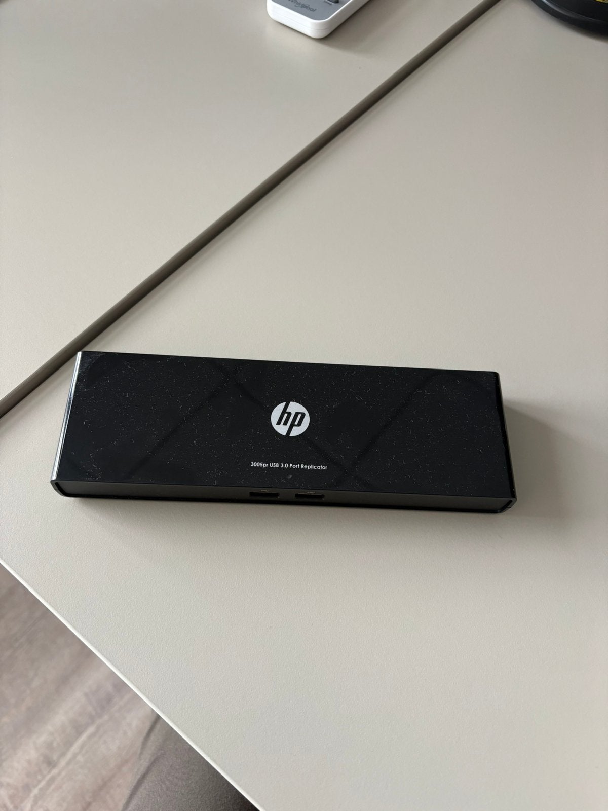 HP Docking station, Computers en Software, Dockingstations, Ophalen of Verzenden, Zo goed als nieuw, Docking station, Laptop