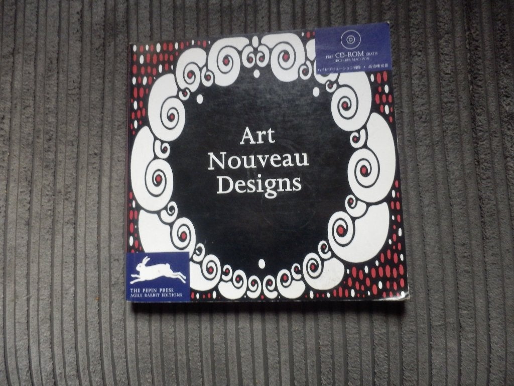 Art Nouveau Designs Series Historical Styles (incl CD), Boeken, Kunst en Cultuur | Beeldend, Pepin Press Co-auteur: Agile Rabbit.