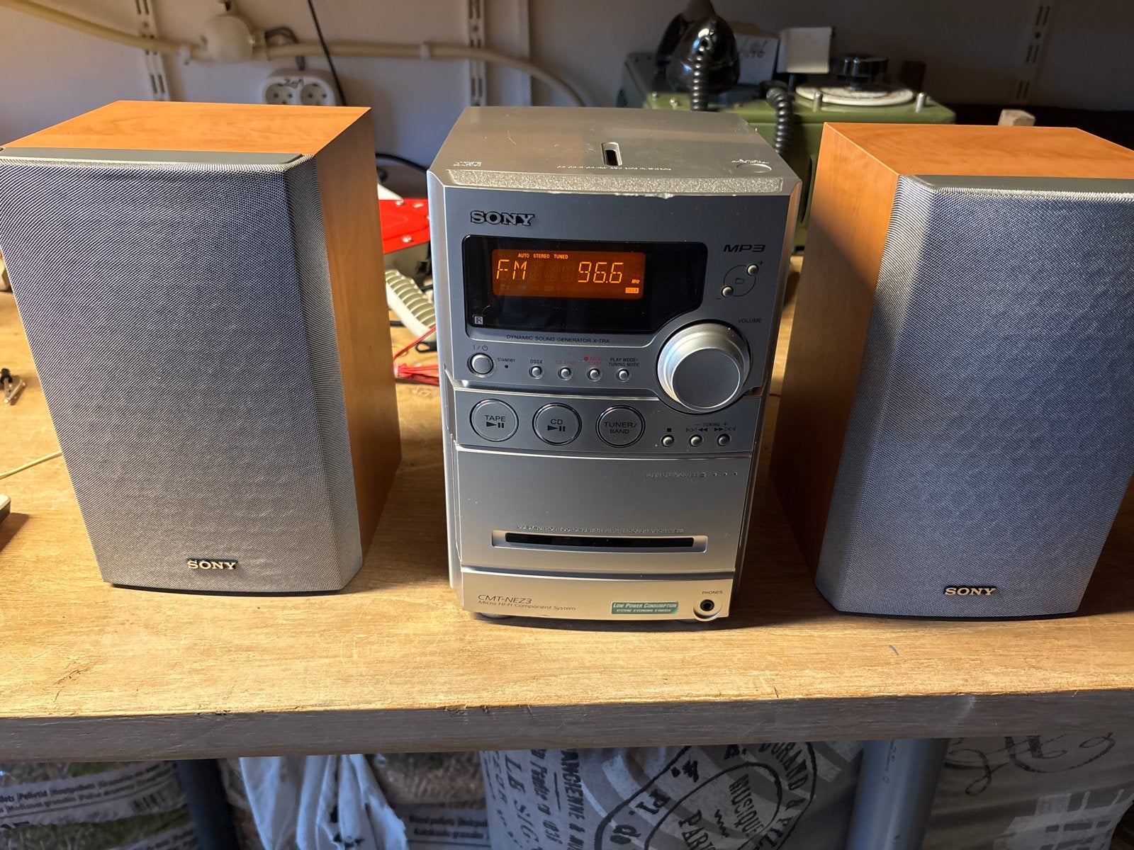 Sony HCD-NEZ3 Microset met speakers, Gebruikt, Ophalen of Verzenden, Microset, Sony