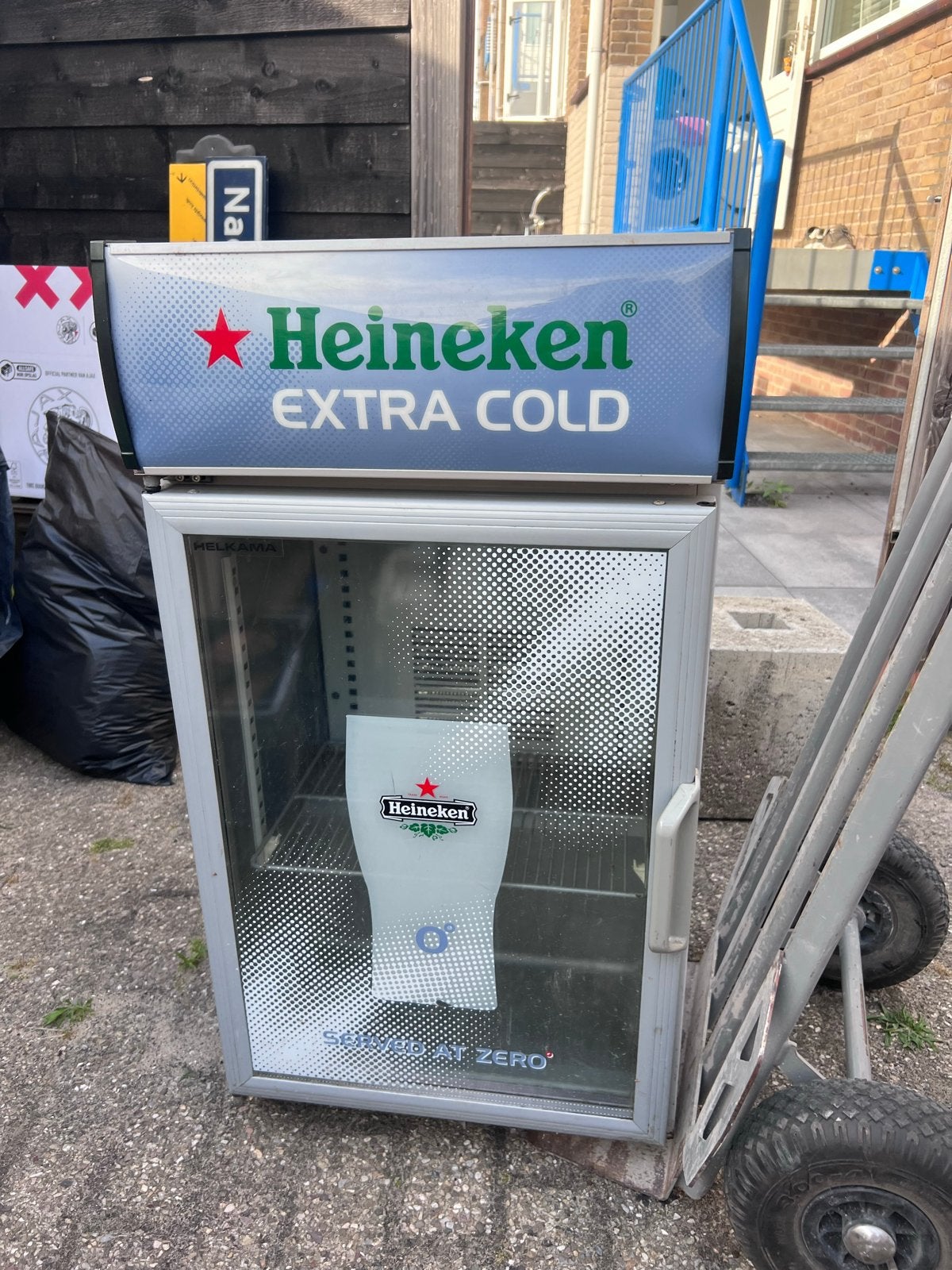 Heineken Extra Cold barkoelkast / displaykoelkast – defect, 75 tot 100 liter, 45 tot 60 cm, Ophalen, 85 tot 120 cm