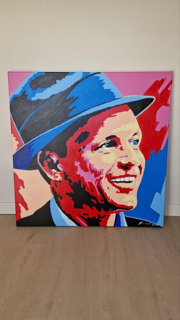 Pop Art Schilderij Frank Sinatra - Handgeschilderd, Ophalen