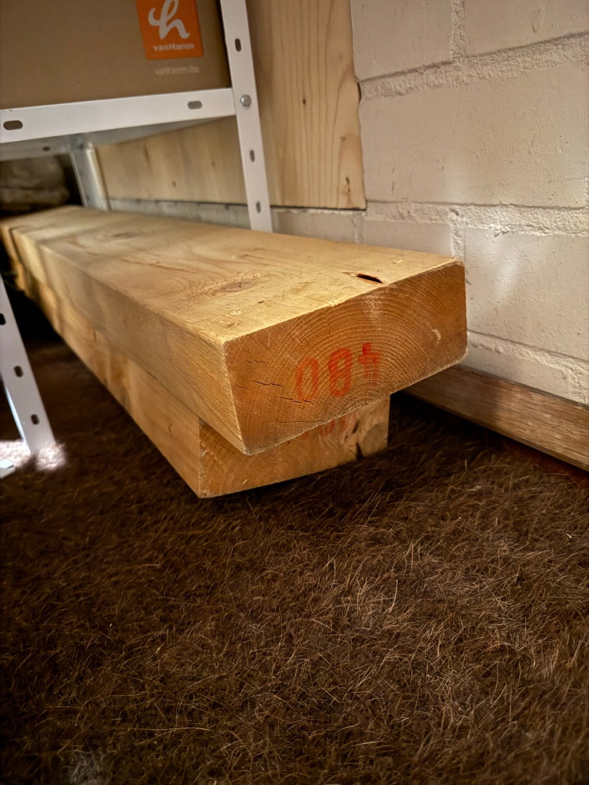 Vuren houten Balk 75x175mm, Ophalen, Nieuw, Balk, Vuren