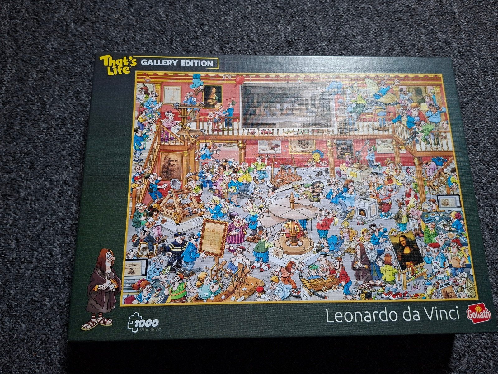 That's Life Gallery Edition Leonardo da Vinci 1000 stukjes, Ophalen of Verzenden, 500 t/m 1500 stukjes, Gebruikt, Legpuzzel