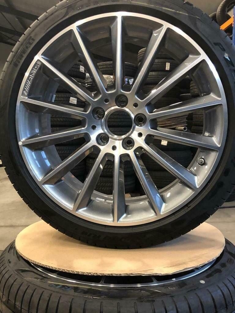 orig.19 inch mercedes a klasse w177 amg velgen & zomerbanden, Gebruikt, -, -, Banden en Velgen