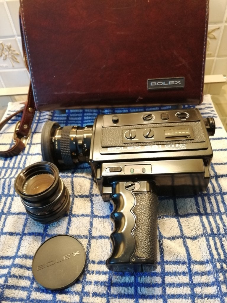 Bolex 581 Sound Macrozoom camera vintage super 8 film, Ophalen of Verzenden, 8mm, Camera