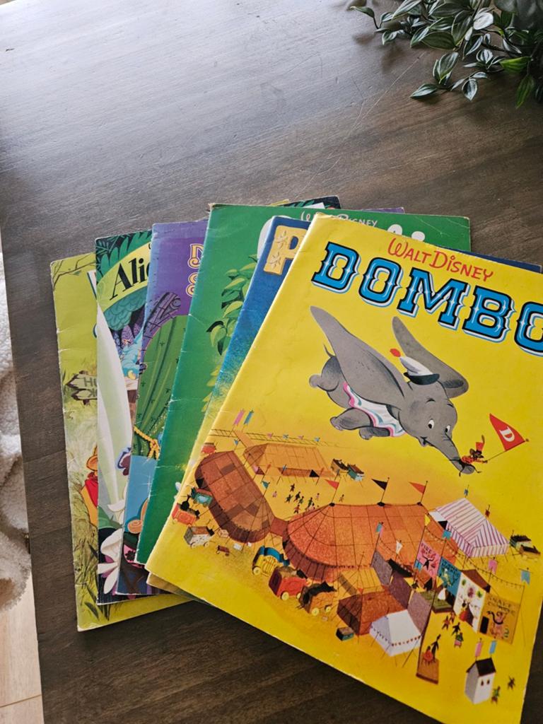 Vintage Disney Gouden Boekjes: Dumbo, Pinokkio en meer, Ophalen of Verzenden