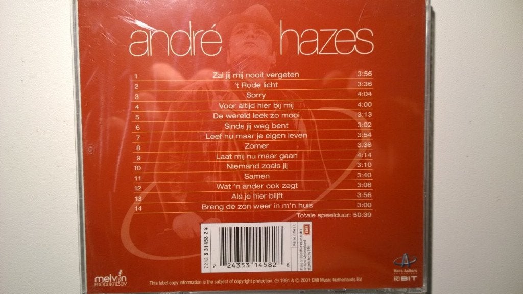 André Hazes - Samen, Ophalen of Verzenden, Zo goed als nieuw, Levenslied of Smartlap, Album