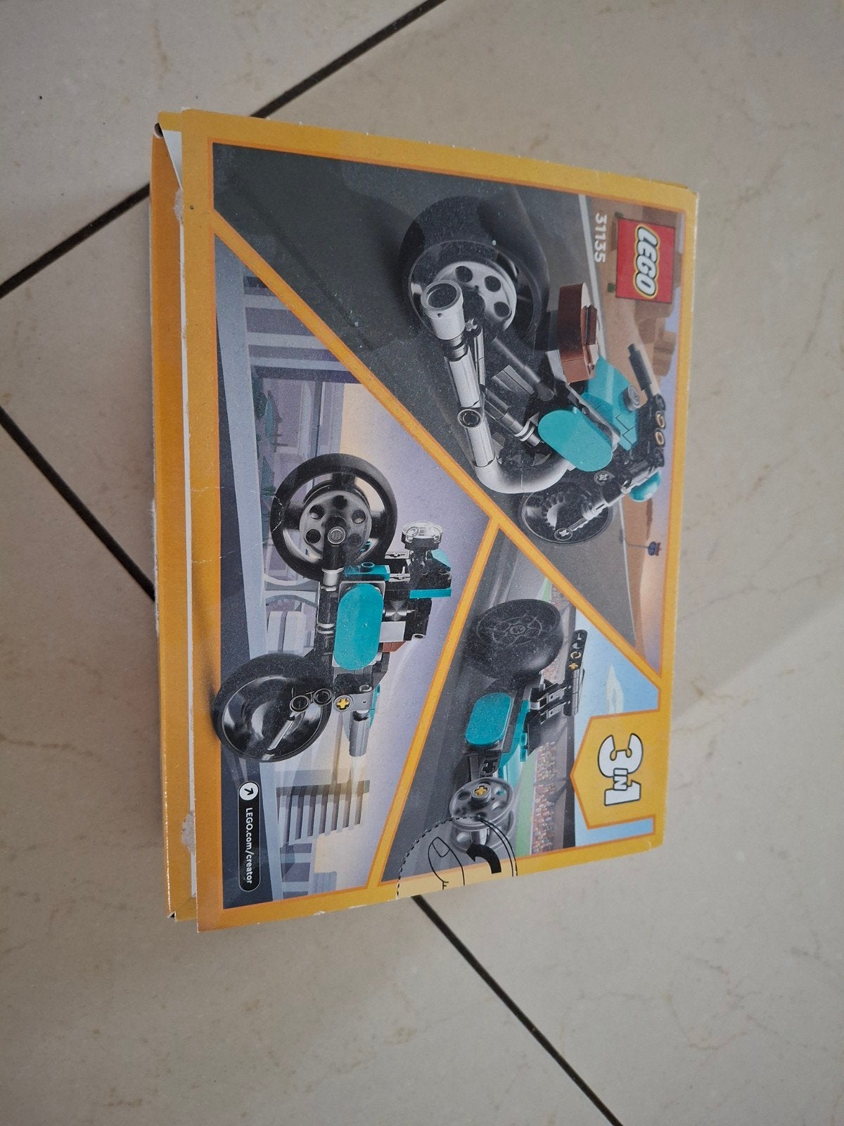 LEGO Creator 31135 Motorfiets 3-in-1, Lego, Ophalen of Verzenden, Zo goed als nieuw, Compleet