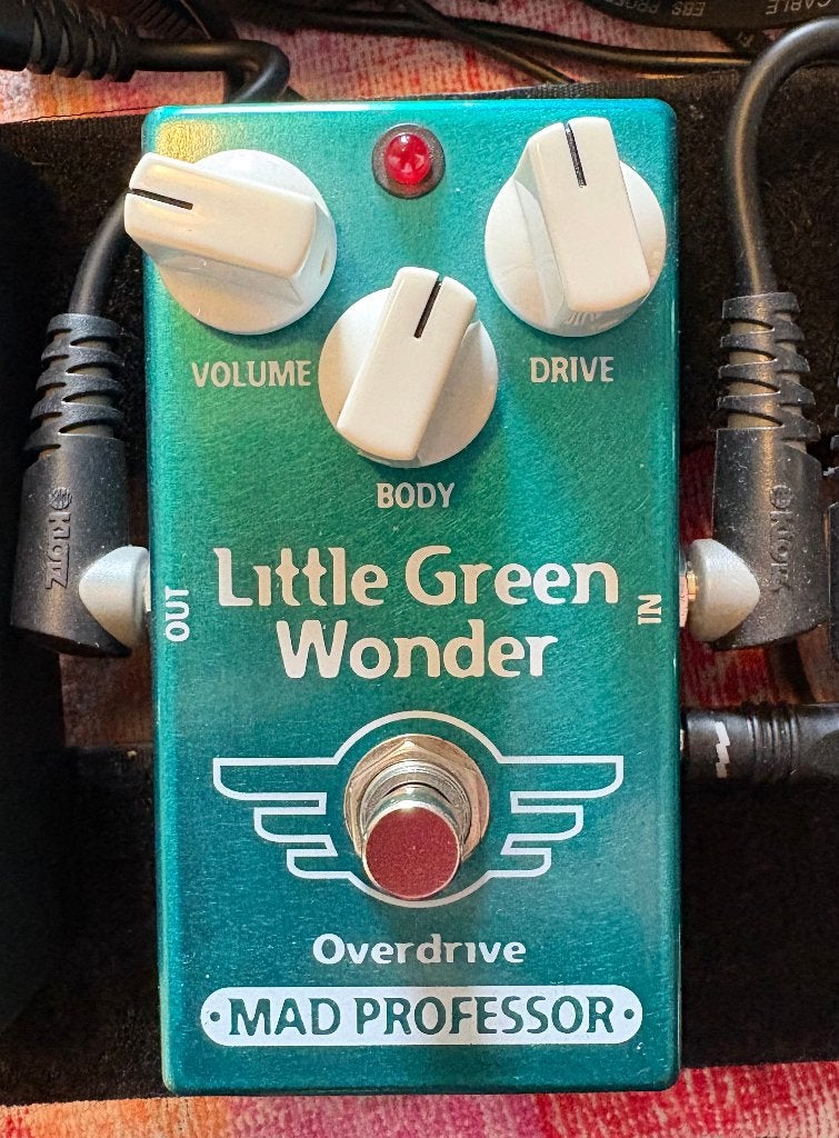 Te Koop MAD PROFESSOR LITTLE GREEN WONDER Top Pedaal !, Ophalen of Verzenden, Zo goed als nieuw, Distortion, Overdrive of Fuzz