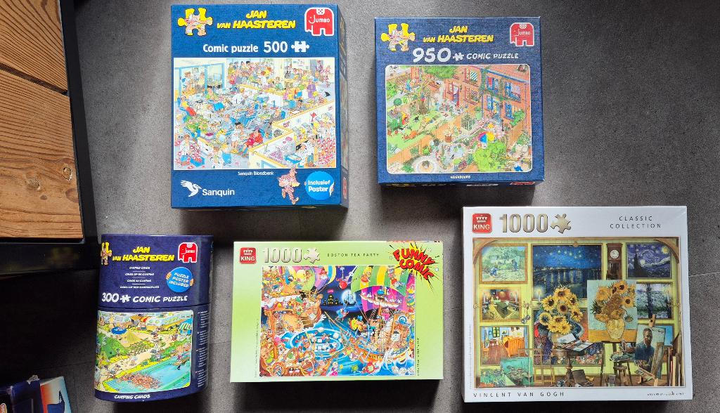 Puzzels, Hobby en Vrije tijd, Denksport en Puzzels, Ophalen, 500 t/m 1500 stukjes, Zo goed als nieuw