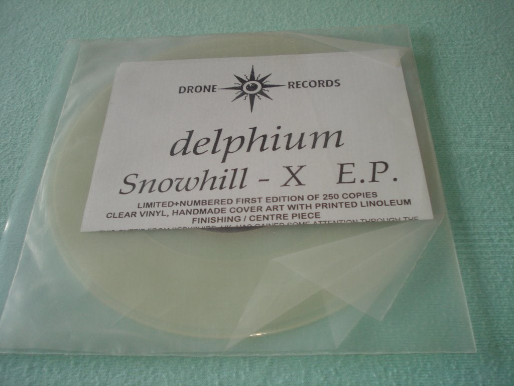 DELPHIUM - SNOWHILL-X E.P. drone, ambient, Gebruikt, Overige genres, 7 inch, Ophalen of Verzenden