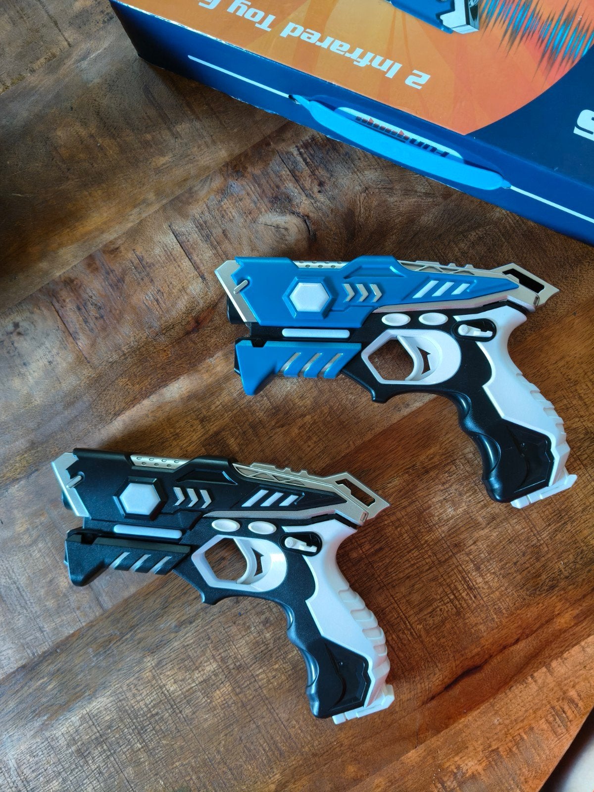 Lasergame set voor kinderen - 2 pistolen en vesten, Ophalen of Verzenden, Gebruikt, Jongen of Meisje
