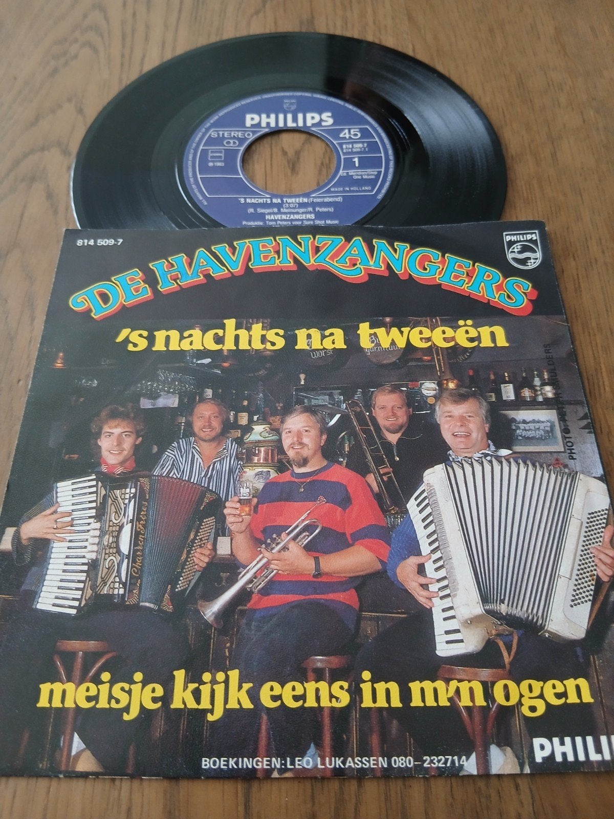 VINYL SINGLE  DE HAVENZANGERS 1983, Cd's en Dvd's, Overige formaten, 1980 - 1989, Ophalen of Verzenden, Zo goed als nieuw