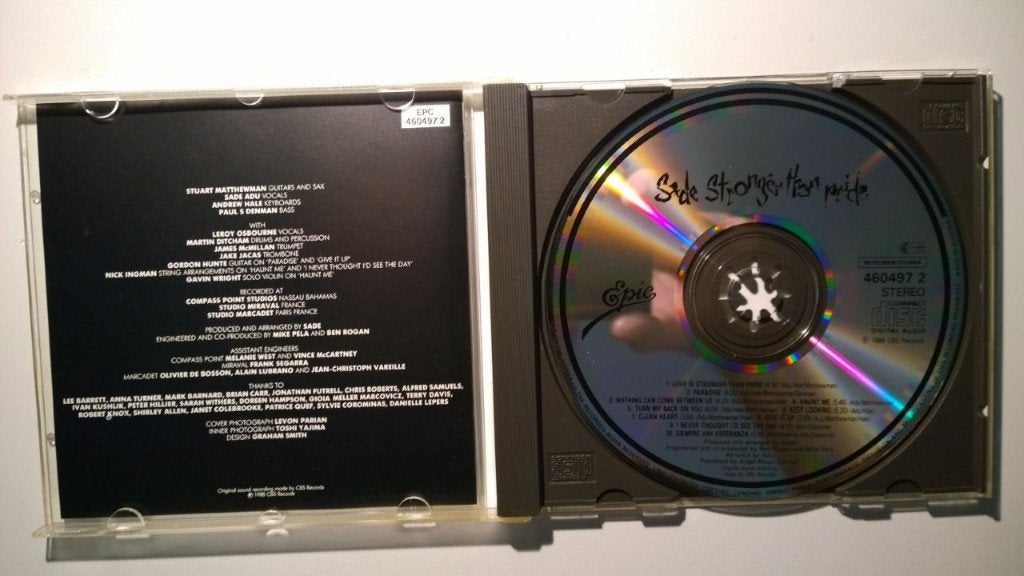 Sade - Stronger Than Pride, Ophalen of Verzenden, Zo goed als nieuw, Soul, Album