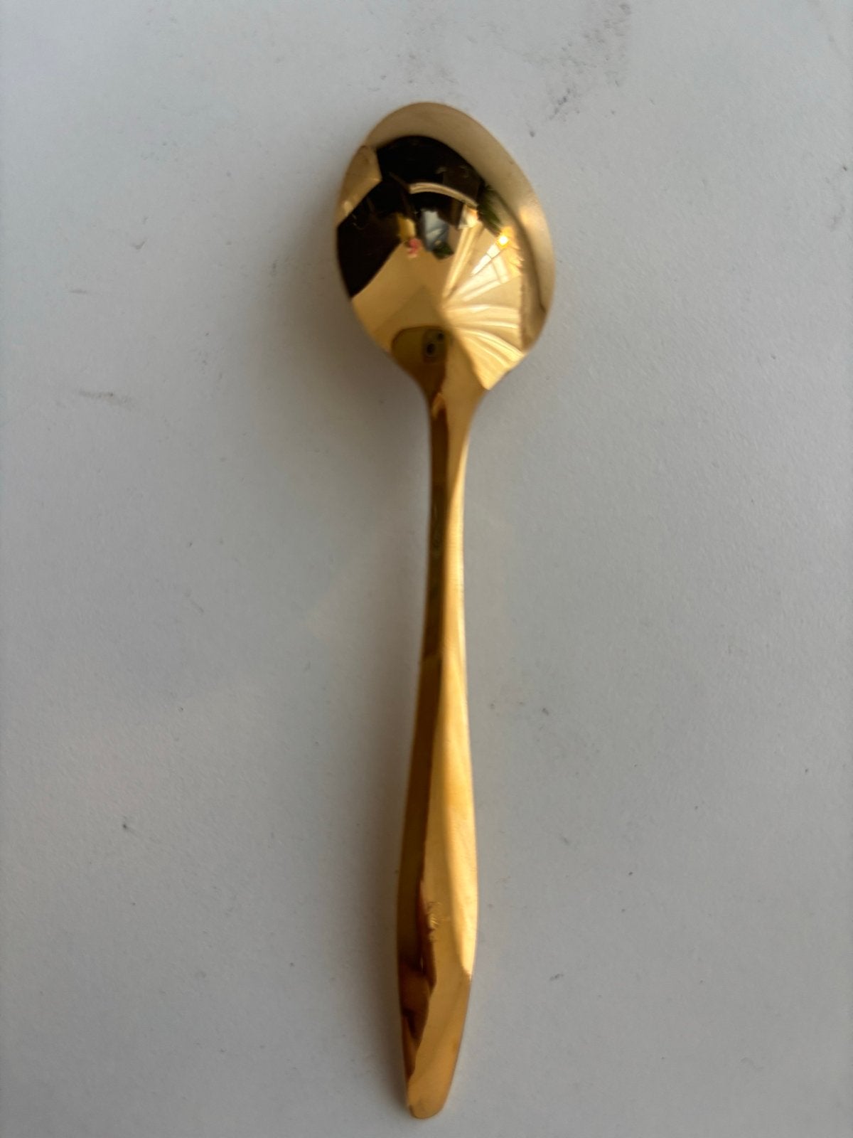 Set van 6 gouden theelepels - Oslo, Theelepel, Los bestek, Ophalen of Verzenden, Zo goed als nieuw