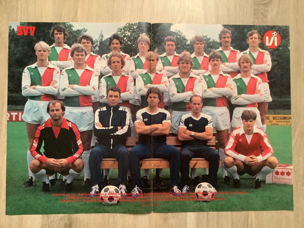 Poster SVV Jaren 80, Ophalen of Verzenden, Zo goed als nieuw, Overige binnenlandse clubs, Poster, Plaatje of Sticker