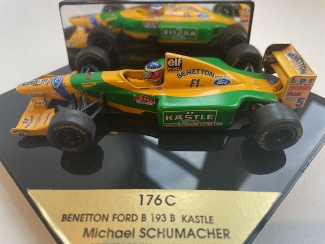 Benetton Ford B193B M. Schumacher `Kastle` 1993, Ophalen of Verzenden, Zo goed als nieuw, Formule 1