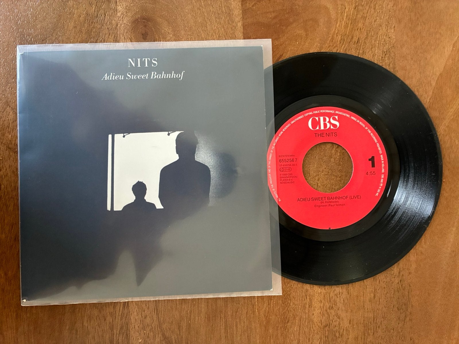 The Nits live - Adieu sweet Bahnhof/ In the Dutch mountains, Ophalen of Verzenden, 7 inch