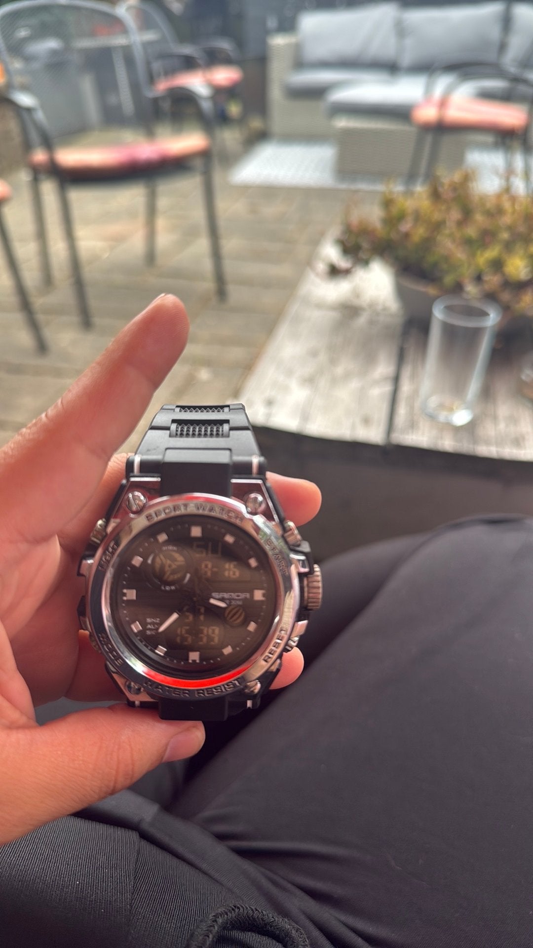 Horloge, Sieraden, Tassen en Uiterlijk, Horloges | Heren, Overige merken, Overige materialen, Verzenden, Polshorloge