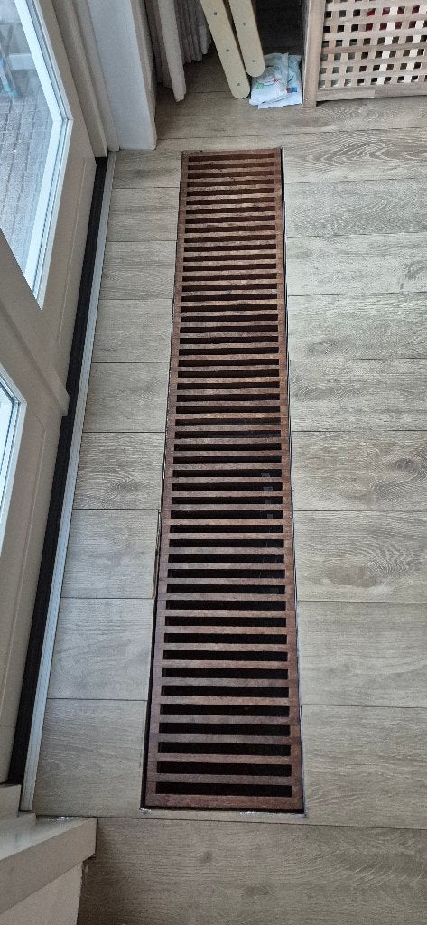 Convectorputdeksel hardhouten rooster, Ophalen, 30 tot 80 cm, Gebruikt, Radiator