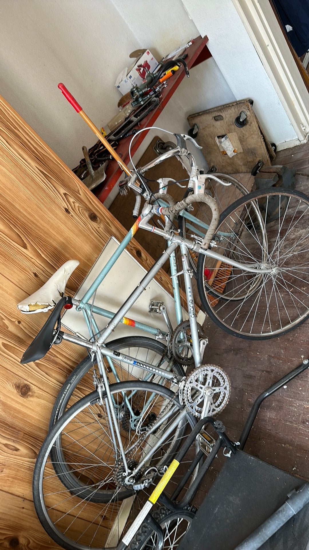 2 stuks vintage racefietsen, 55 tot 59 cm, Ophalen of Verzenden