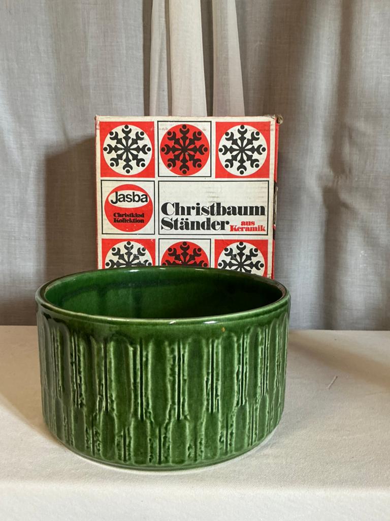 Vintage plantenbak ,kerstboomstandaard ,Jasba ,West - German, Antiek en Kunst, Ophalen of Verzenden
