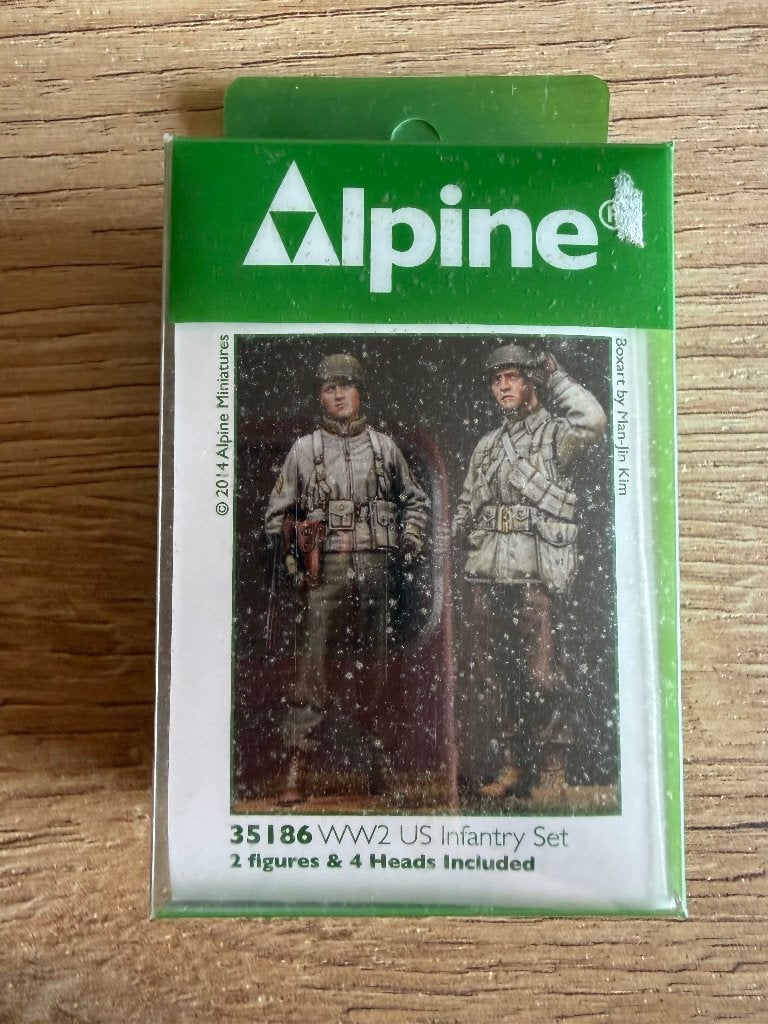 1:35 Alpine US Infantry set, Hobby en Vrije tijd, Modelbouw | Figuren en Diorama's, Ophalen of Verzenden, Nieuw, 1:35 tot 1:50