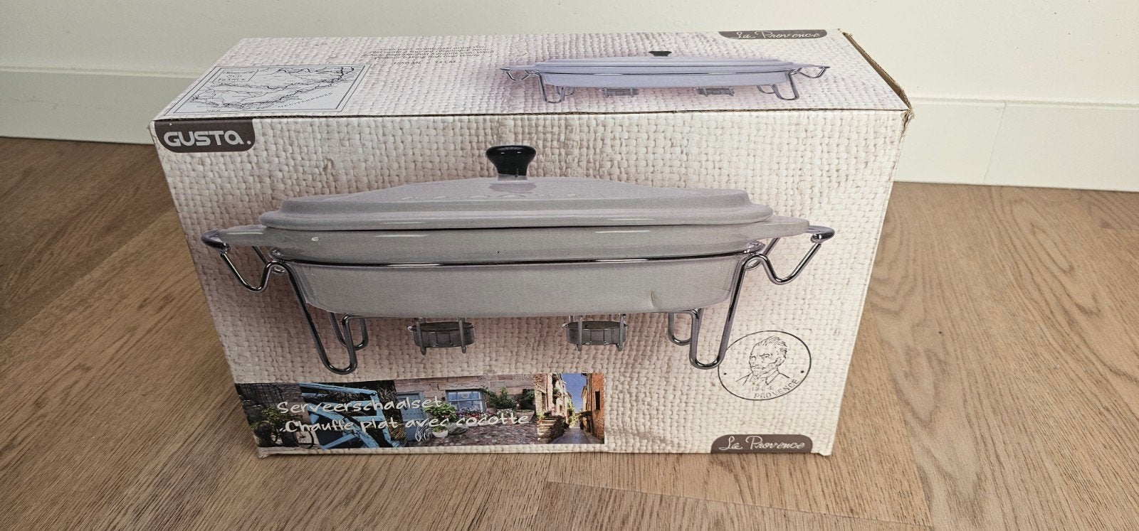 Gusta warmhoud schaal - Chafing Dish met Cocotte, Ophalen, Overige typen, Nieuw, Gusta