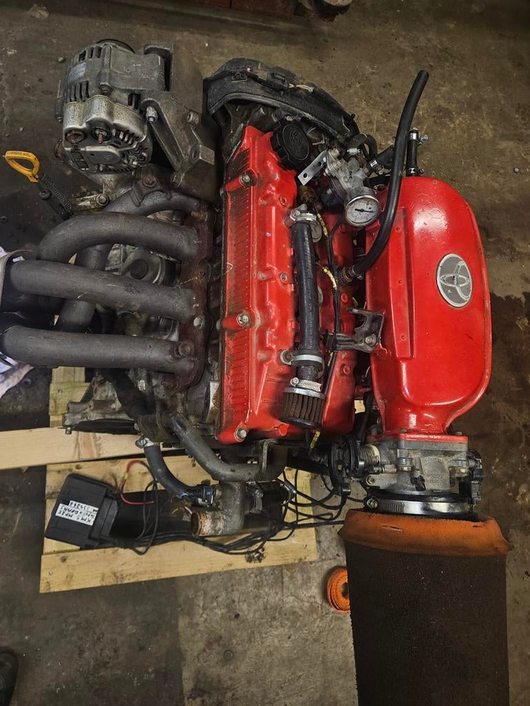toyota mr2 3sge beams redtop motor 200pk compleet evt + KMS, Ophalen, Toyota, Info@toyota-helmond.nl, Varenschut 5 5705 DK HELMOND