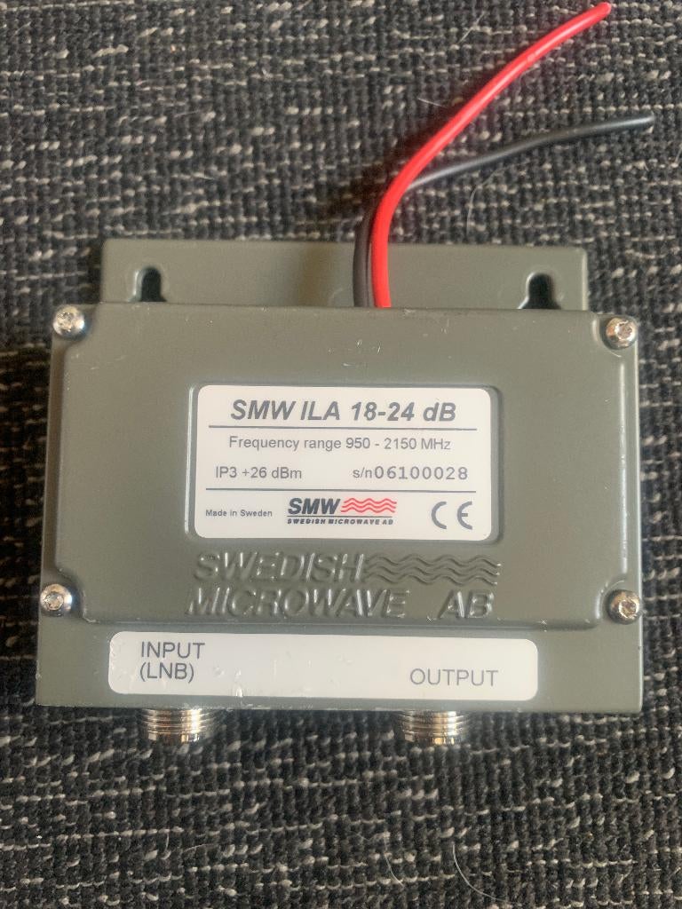 Swedisch Microwave Line Amplifier, Telecommunicatie, Ophalen of Verzenden, Zo goed als nieuw, Zender en Ontvanger