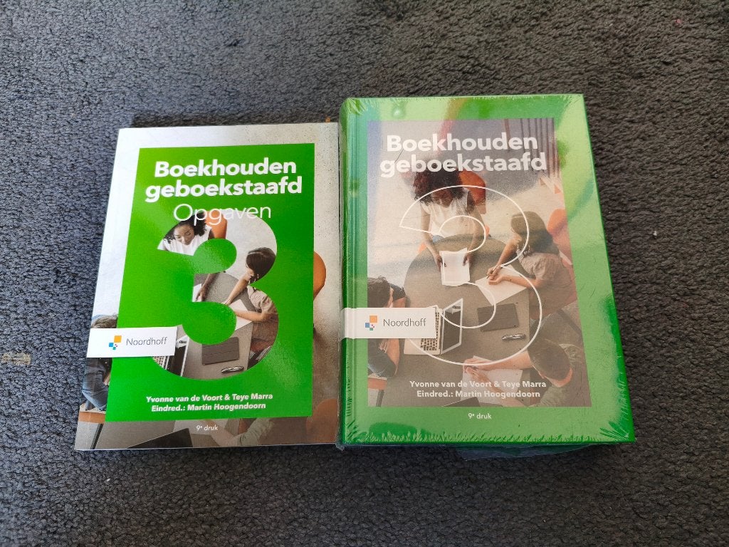 boekhouden geboekstaafd 3 nieuw, Ophalen of Verzenden, Beta, Nieuw, HBO