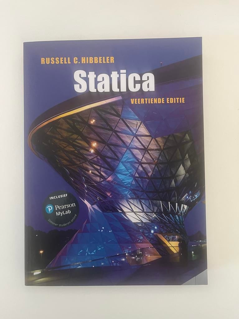 Statica - Russell C. Hibbeler (Veertiende Editie), Boeken, Ophalen of Verzenden, Beta, Zo goed als nieuw, HBO