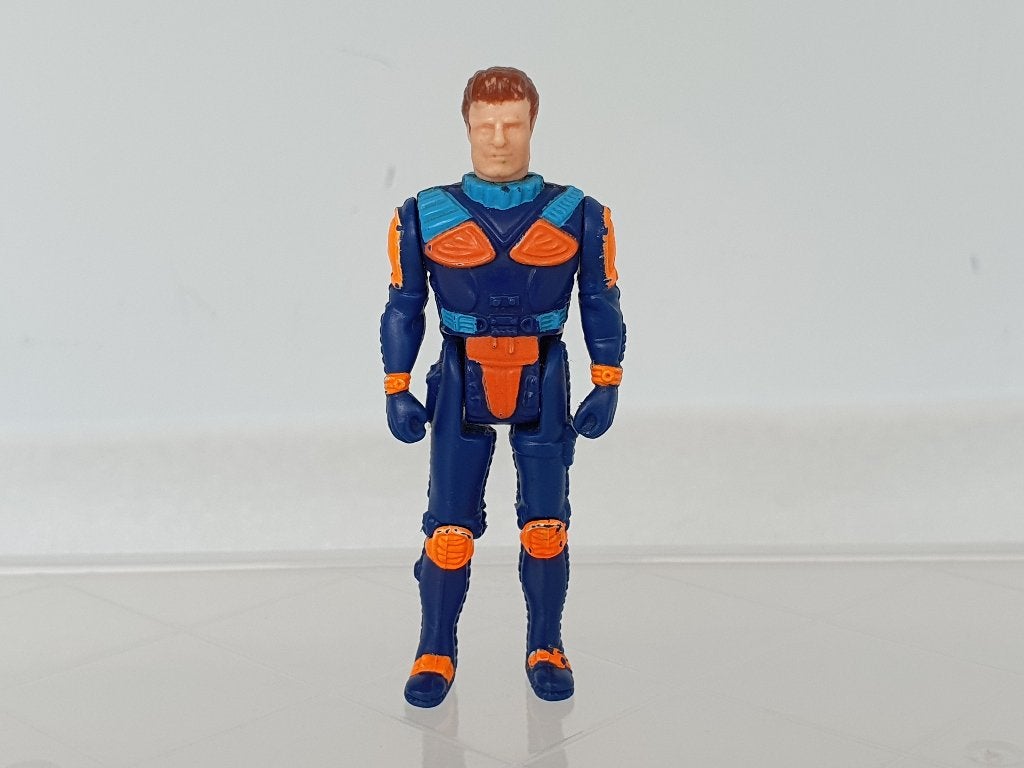 M.AS.K.: Calhoun Burns (Raven outfit) (Kenner, 1986), Verzamelen, Speelgoed, Ophalen of Verzenden, Gebruikt
