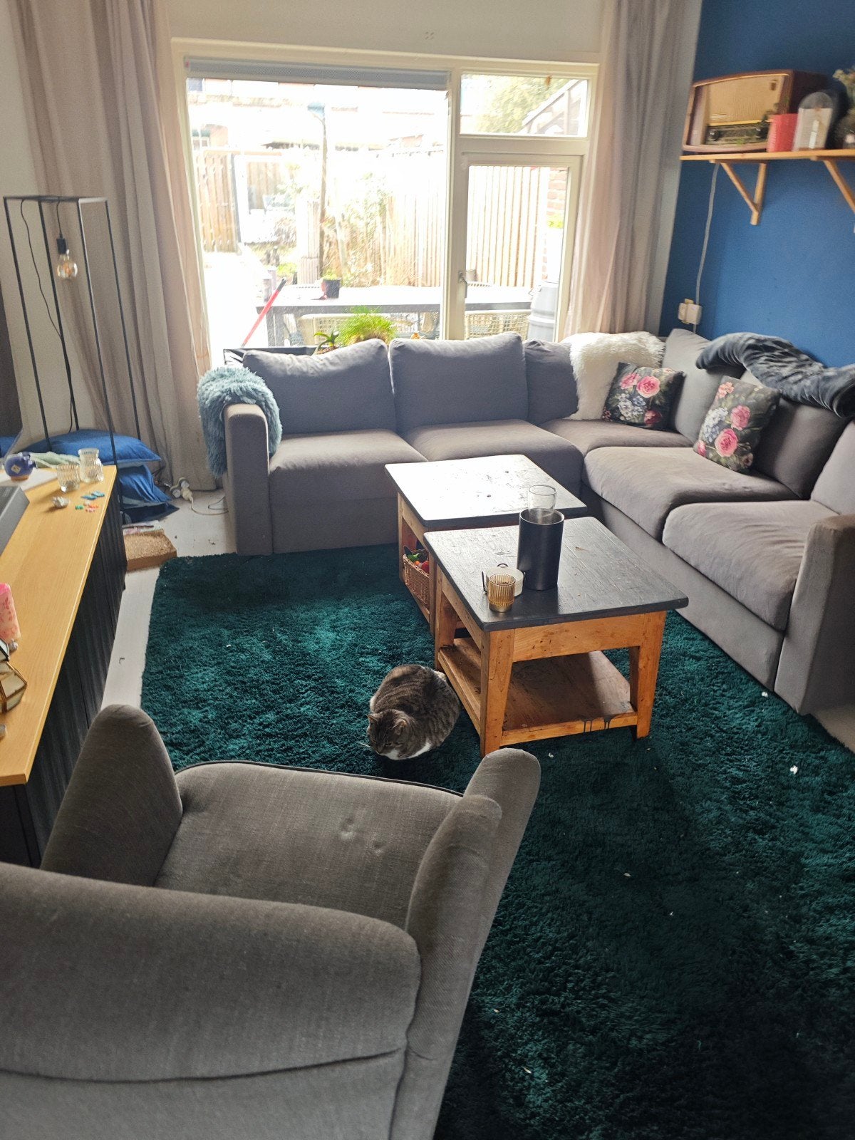 IKEA VIMLE hoekbank Gunnared middengrijs - Modulair, Huis en Inrichting, Banken | Bankstellen, Ophalen
