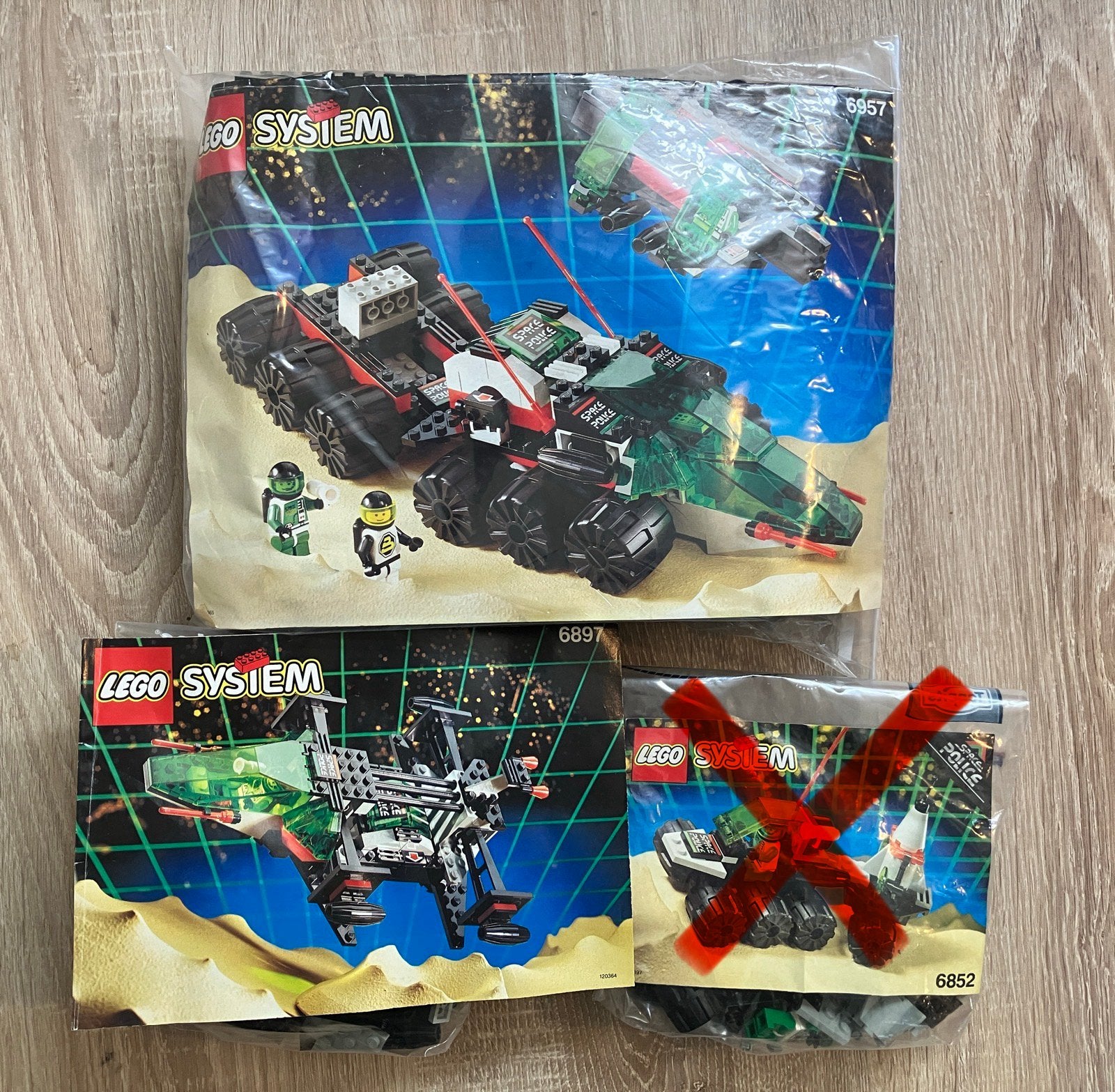 Lego Space Police 6957 en 6897, Ophalen, Compleet, Gebruikt, Lego