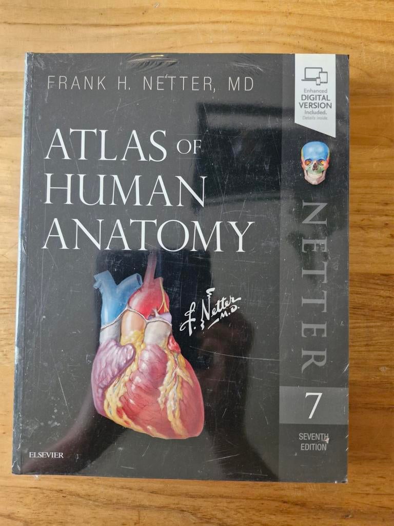 Netter's Atlas of Human Anatomy - 7e editie (Nieuw), Ophalen, Nieuw, Frank H. Netter, MD, Natuurwetenschap