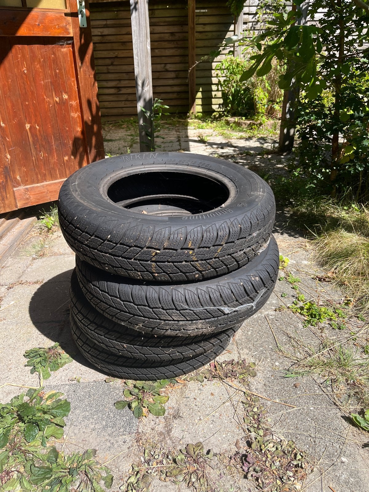 Riken Snowtime winterbanden 155/80 R13 79Q, Ophalen of Verzenden, Gebruikt