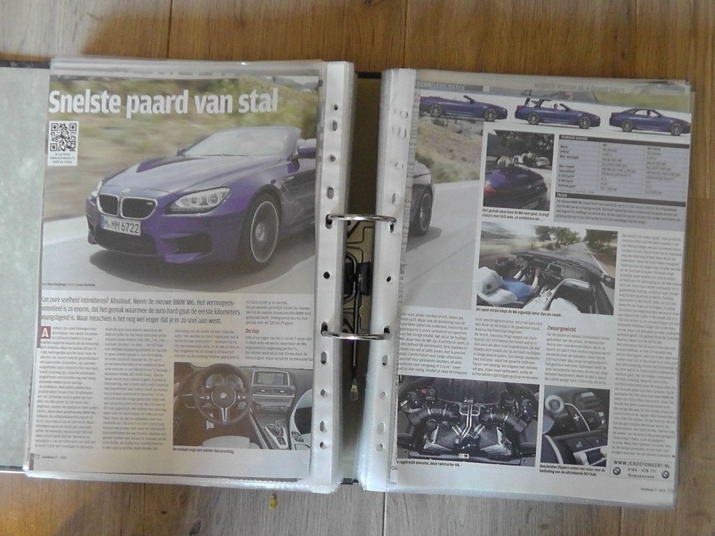 BMW 6 serie M6 Cabrio F12 ? 13x autotest lezen, Ophalen, Gelezen, BMW