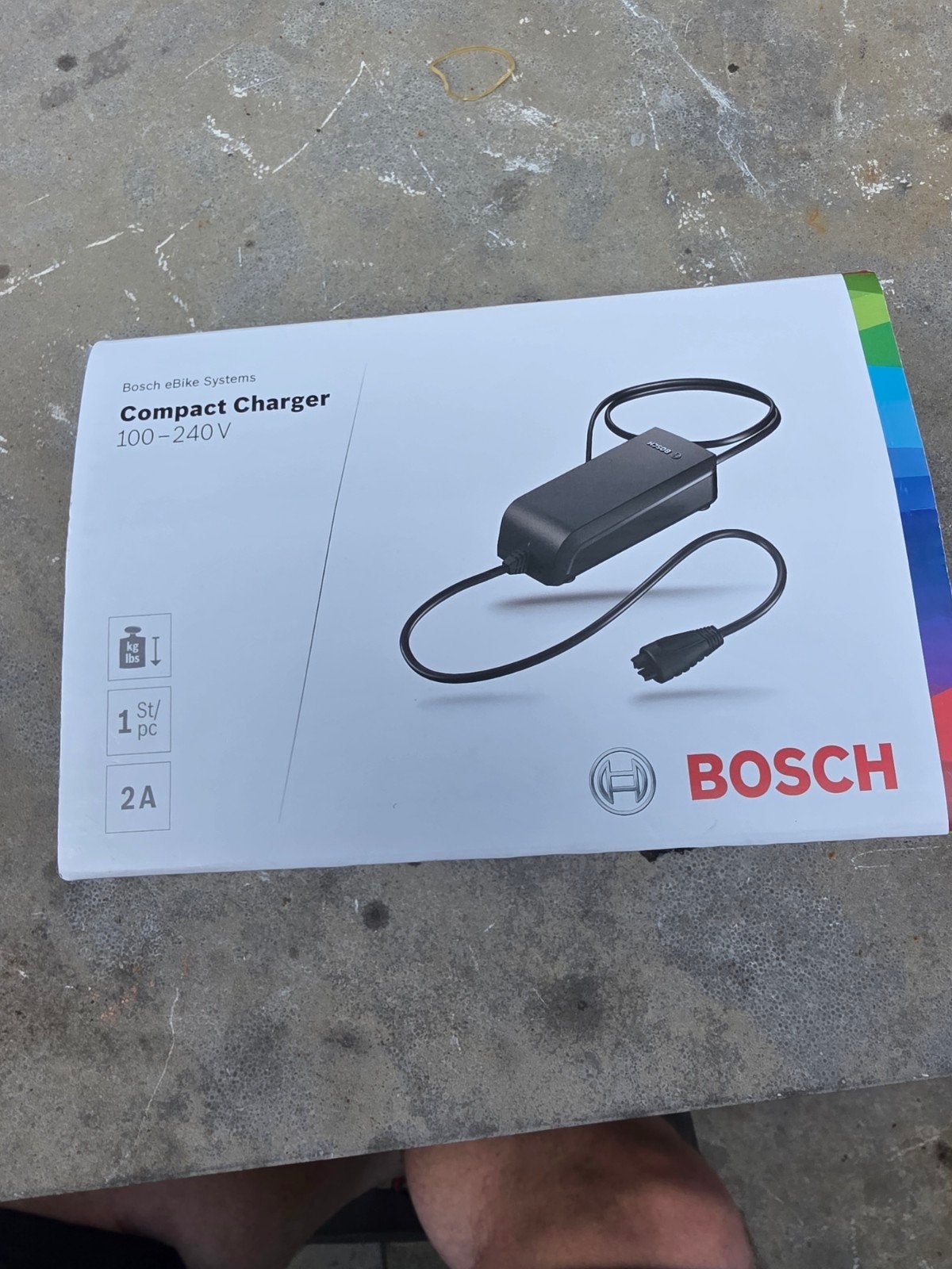 Bosch eBike Compact Oplader 100-240V, 2A, Ophalen of Verzenden, Zo goed als nieuw
