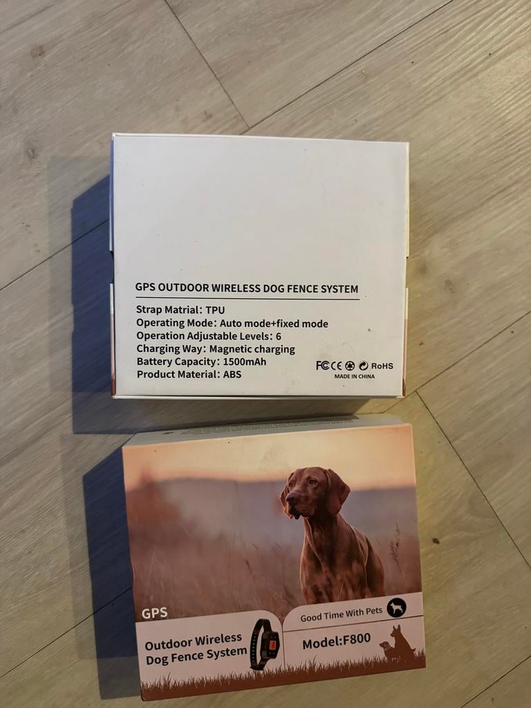 Electronisch hek voor honden (1x) met GPS, Verzenden, Gebruikt