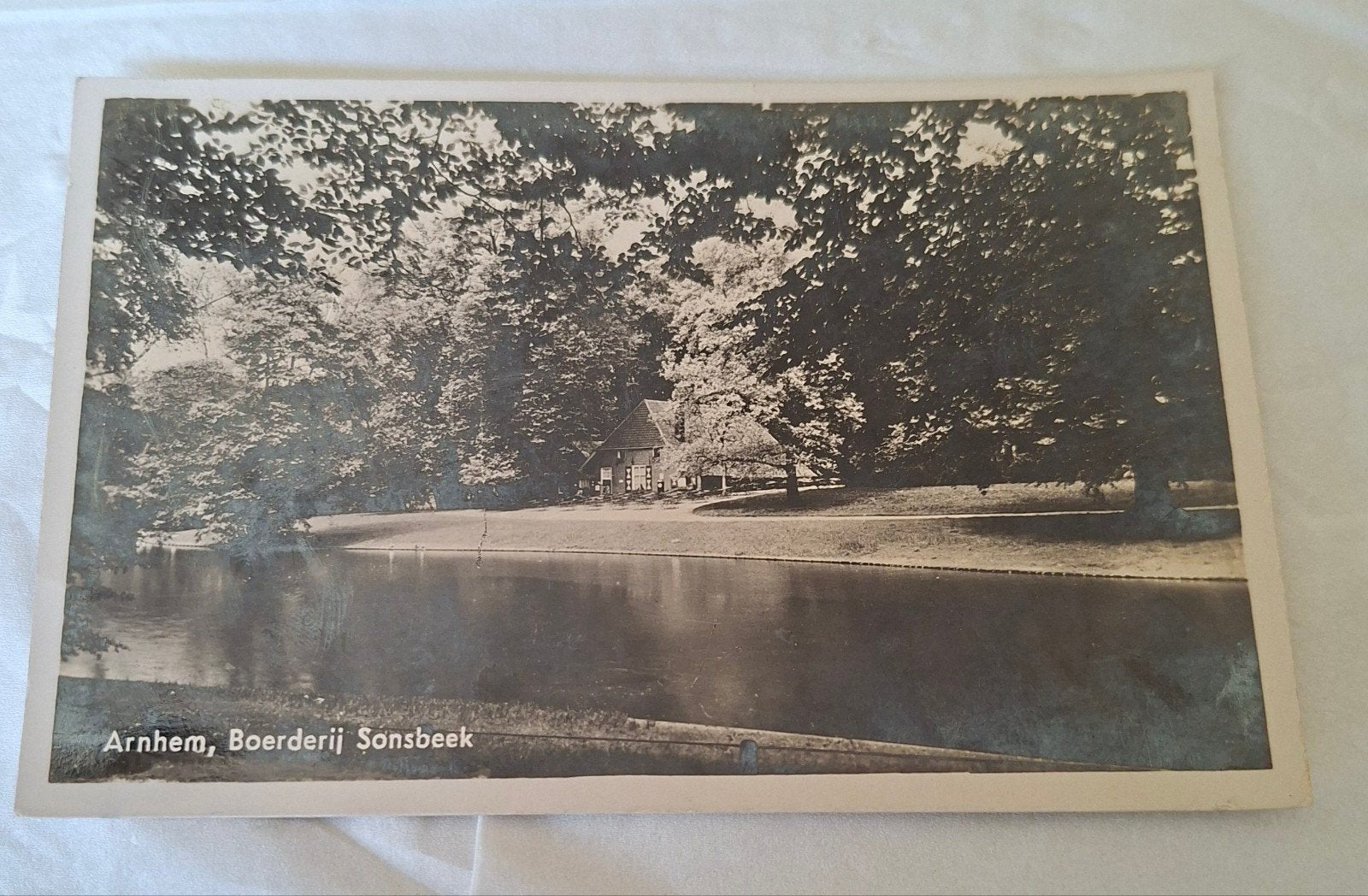 HEMA gelopen kaart 1941 Arnhem boerderij Sonsbeek, Ophalen of Verzenden, 1940 tot 1960, Gelderland