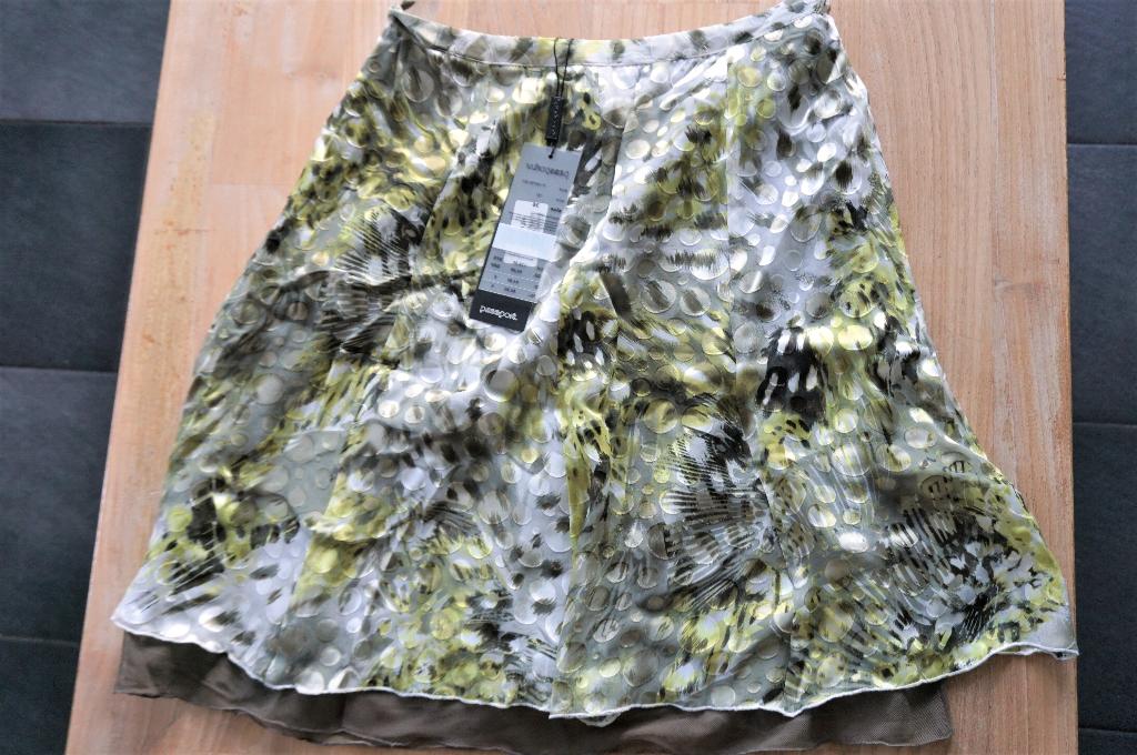 PASSPORT Nieuwe!!! Prachtige Geel/Grijze Halflange Rok S 36, Kleding | Dames, Passport, Geel, Ophalen of Verzenden, Zo goed als nieuw