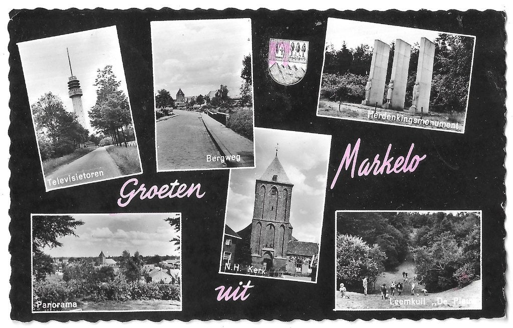 AK Markelo - Groeten uit....Bergweg, Verzenden, 1960 tot 1980, Gelopen, Overijssel
