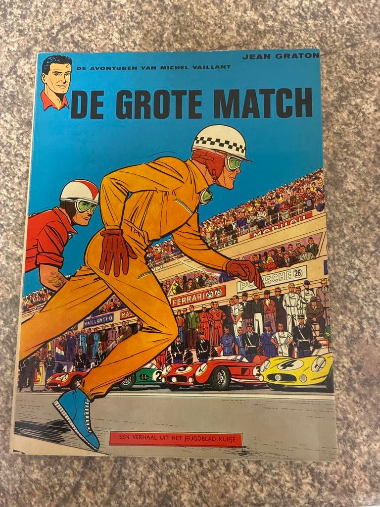 Michel Vaillant - De Grote Match (Jeugdblad Kuifje), Eén stripboek, Ophalen, Gelezen